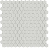 1" Warm Grey Matte Hex Mosaic | Marino Tile NY