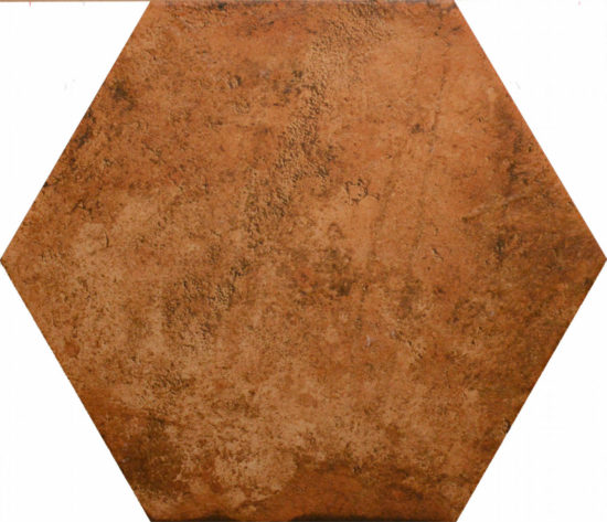 13X16 Rosso Hexagon | Marino Tile NY
