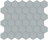 2" Cloud Blue Matte Hex Mosaic | Marino Tile NY