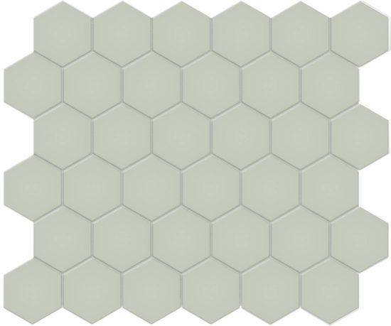 2" Soft Sage Matte Hex Mosaic | Marino Tile NY