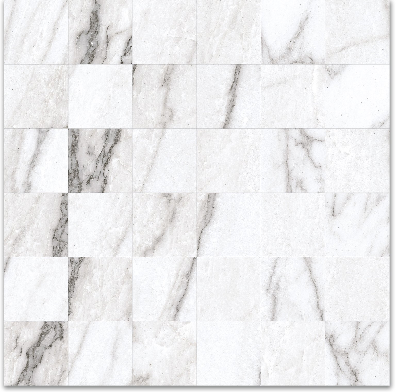 2X2 Mosaic-Polished Glamour White | Marino Tile NY