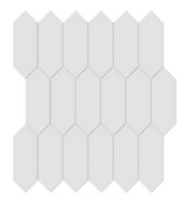 2x5 Gallery Grey Matte Picket Mosaic | Marino Tile NY