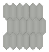 2x5 Taupe Matte Picket Mosaic | Marino Tile NY