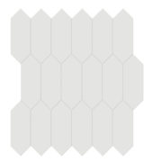 2x5 Vintage Grey Matte Picket Mosaic | Marino Tile NY
