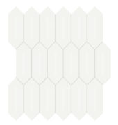 2x5 White Matte Picket Mosaic | Marino Tile NY