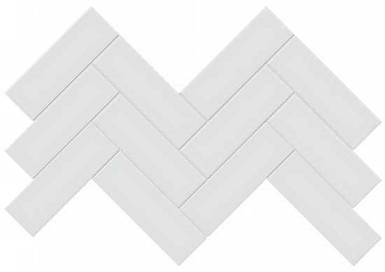 2x6 Gallery Grey Matte Herringbone Mosaic | Marino Tile NY