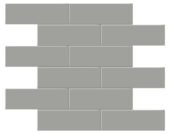 2x6 Taupe Matte Brick Mosaic | Marino Tile NY