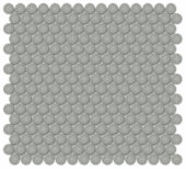 3/4" Taupe Matte Penny Round Mosaic | Marino Tile NY