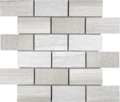 5x10cm Multi Finish Mosaic Limestone | Marino Tile NY