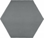 6" Anthracite Charcoal Glossy Hexagon | Marino Tile NY