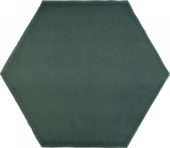 6" Brilliant Emerald Glossy Hexagon | Marino Tile NY
