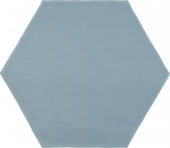 6" Summer Sky Glossy Hexagon | Marino Tile NY