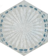 Alma 5.5X6.3 Grey Decor Hexagon | Marino Tile NY