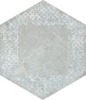 Alma 5.5X6.3 Grey Decor Hexagon | Marino Tile NY