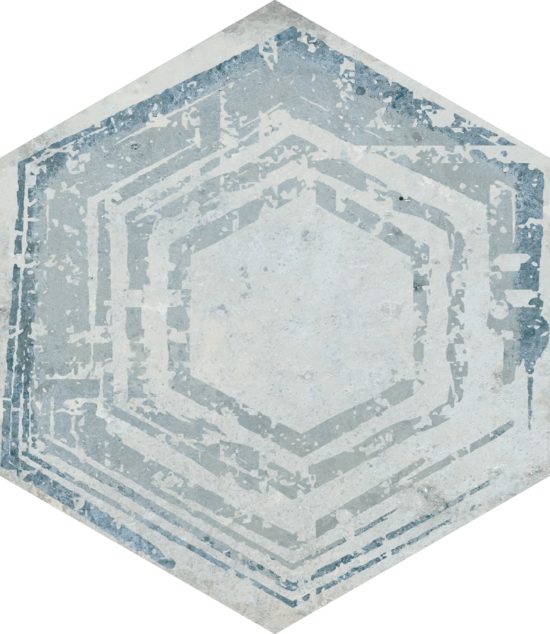 Alma 5.5X6.3 Grey Decor Hexagon | Marino Tile NY