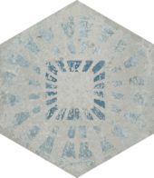 Alma 5.5X6.3 Grey Decor Hexagon | Marino Tile NY