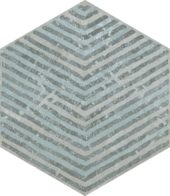 Alma 5.5X6.3 Grey Decor Hexagon | Marino Tile NY