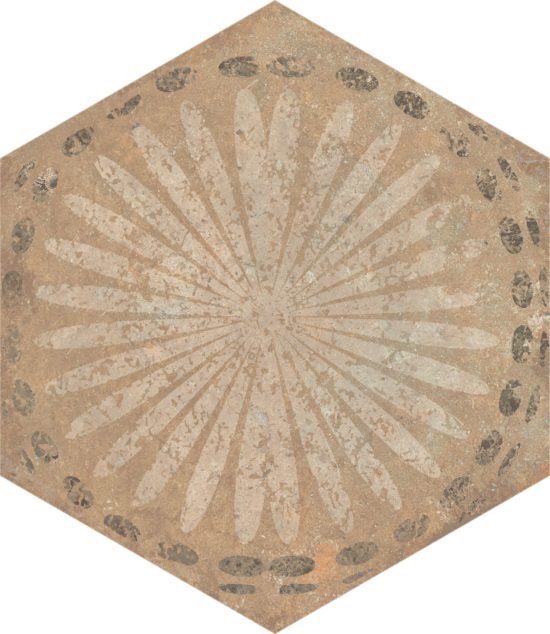 Alma 5.5X6.3 Sand Decor Hexagon | Marino Tile NY