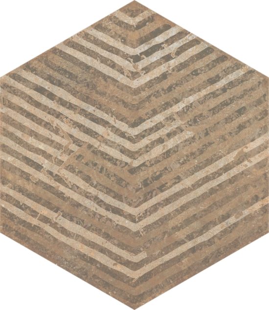 Alma 5.5X6.3 Sand Decor Hexagon | Marino Tile NY
