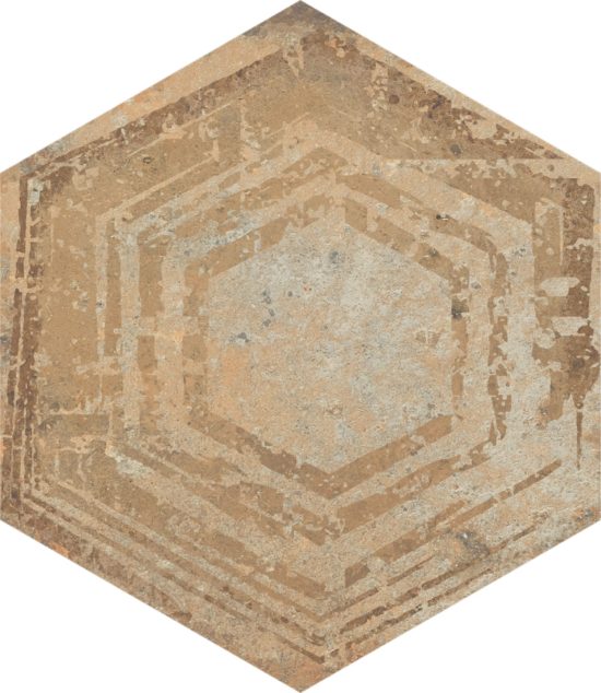Alma 5.5X6.3 Sand Decor Hexagon | Marino Tile NY