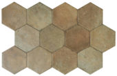 Alma 5.5X6.3 Terra Hexagon | Marino Tile NY