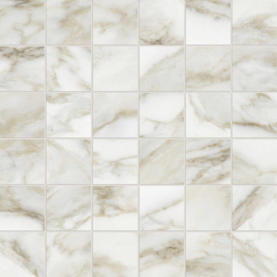 Amalfi Calacatta Honed 2X2 Mosaic | Marino Tile NY