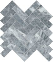 Aqua Intenso 1.25x4 Herringbone Mosaic | Marino Tile NY