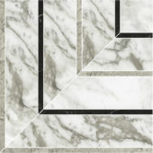 Arabescato Verona Honed Picco Mosaic | Marino Tile NY