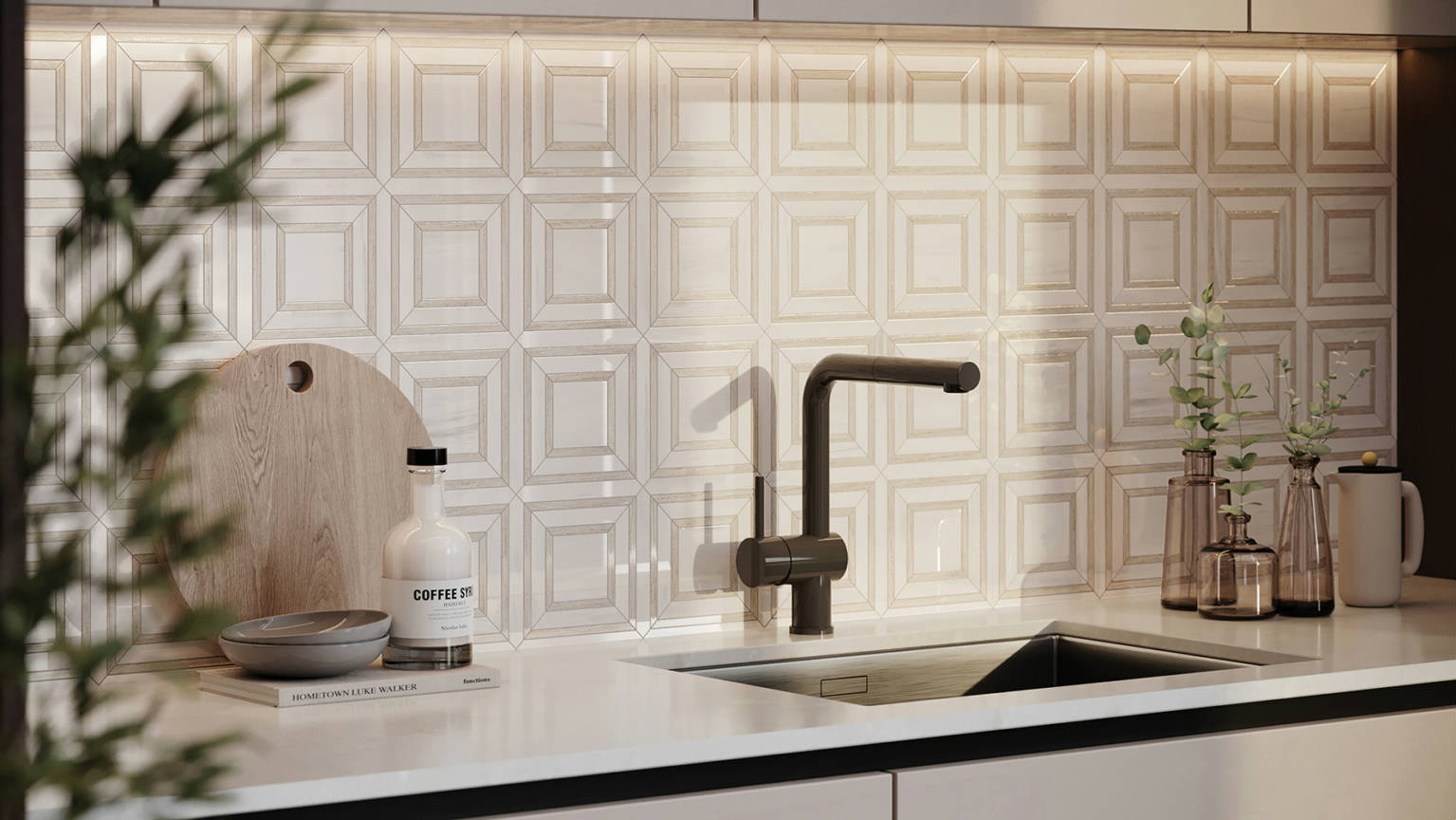 Ardor Devotion Piazza Polished Mosaic 3 | Marino Tile NY