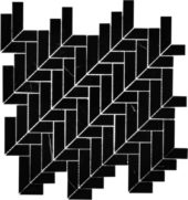 Arrow Nero Mosaic | Marino Tile NY