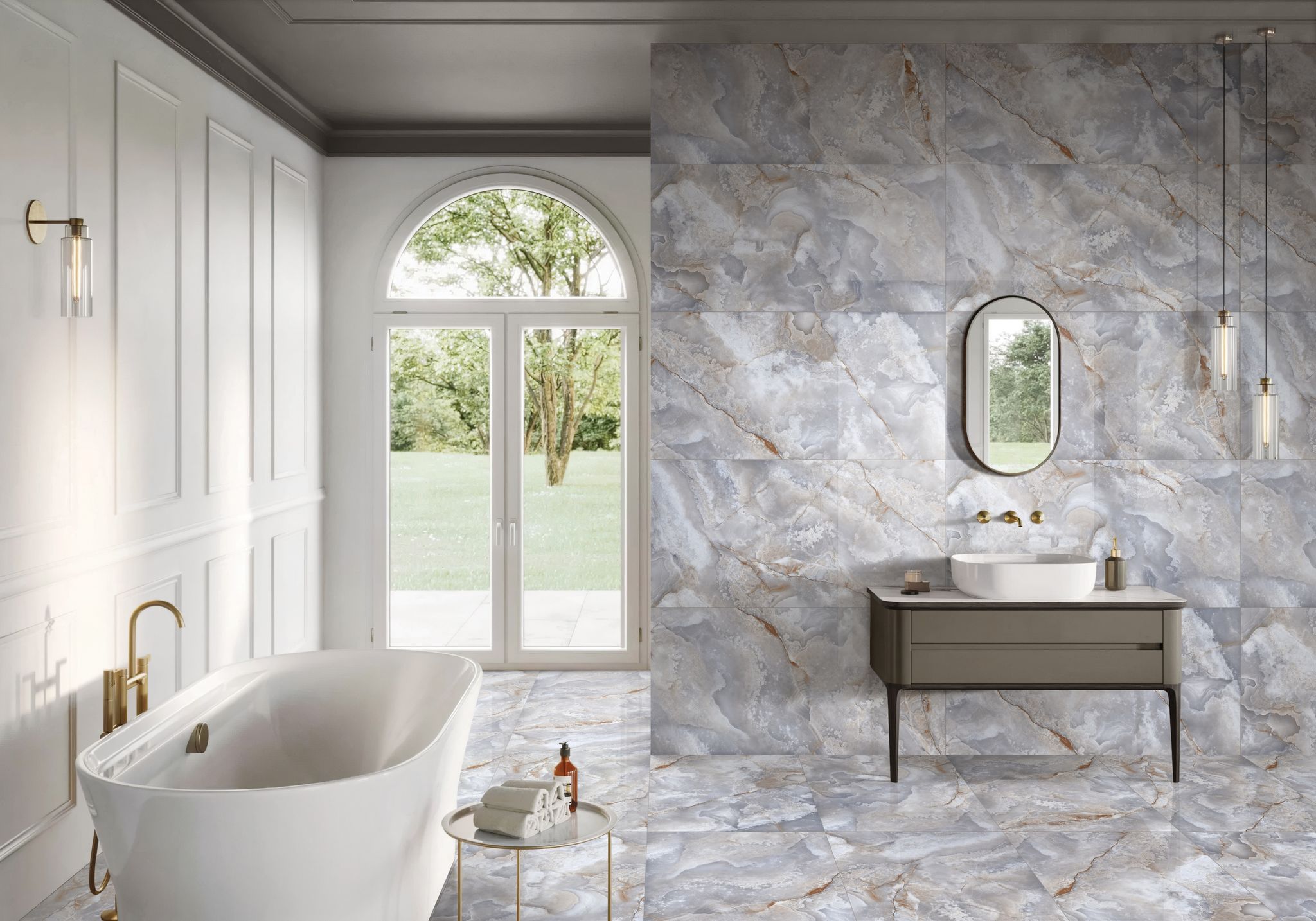 Blue Dream Onyx Polished | Marino Tile NY