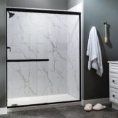 Carrara Marble Shower Wall Kit 30x60x78 | Marino Tile NY