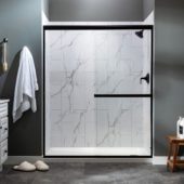 Carrara Marble Shower Wall Kit 32x60x78 | Marino Tile NY