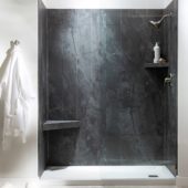 Cracked Slate Shower Wall Kit 32x60x78 | Marino Tile NY