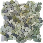 Crystal Green Semi-Precious Stone Interlocking Mosaic | Marino Tile NY