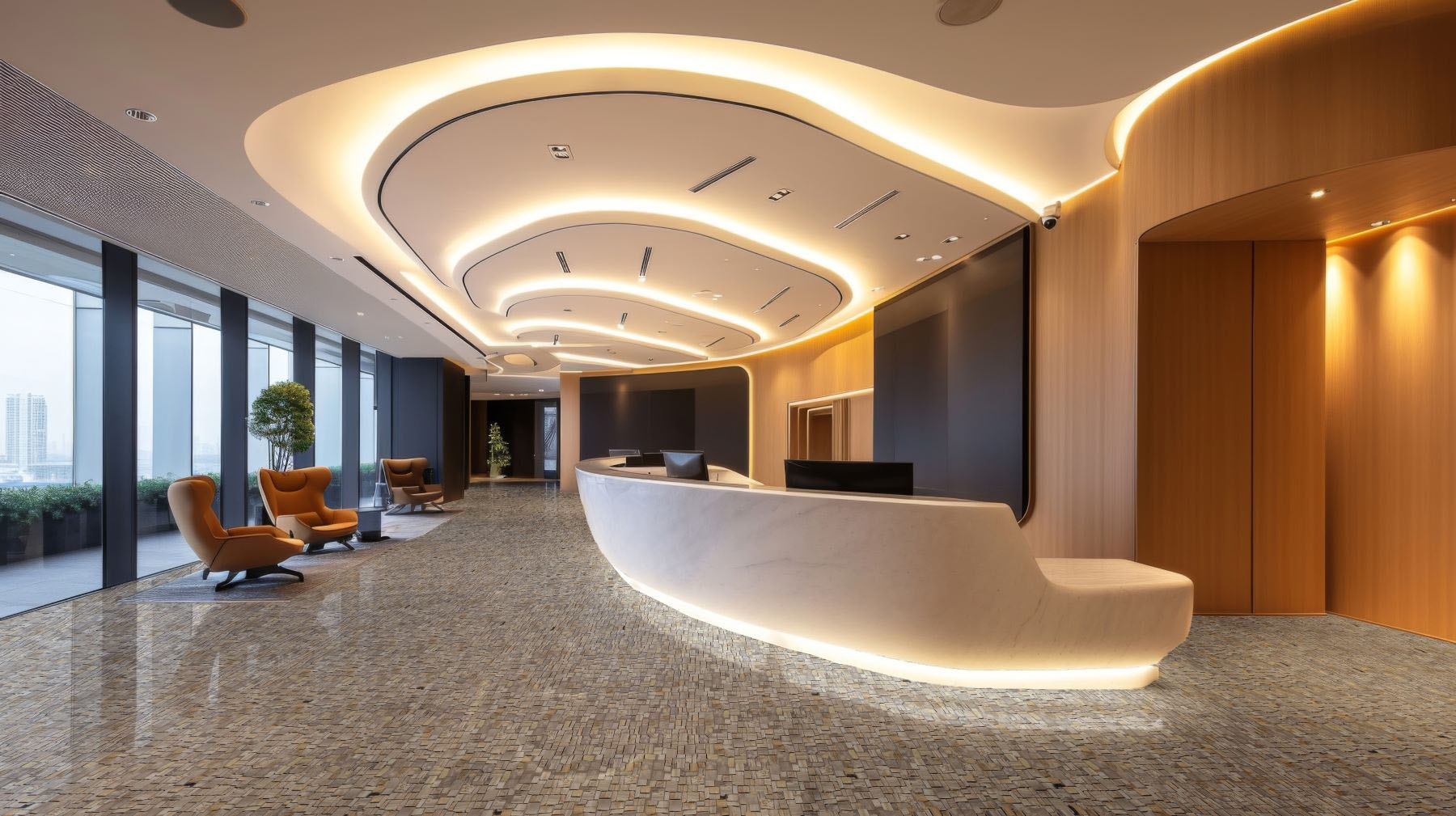 Cubic Fossil Wood Stone  | Marino Tile NY