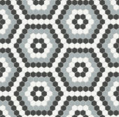 Dawn Blend Matte Hexagon Pattern Mosaic | Marino Tile NY