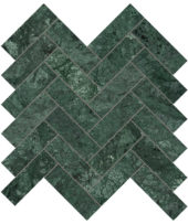 Diosa Verde 1.25x4 Herringbone Mosaic | Marino Tile NY
