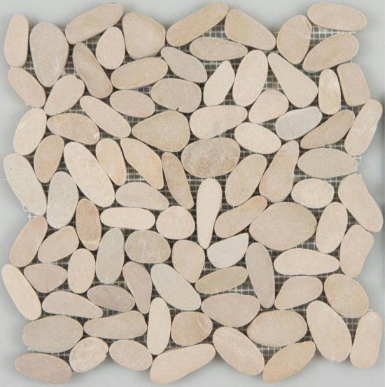 Driftwood Tan Flat Pebble | Marino Tile NY