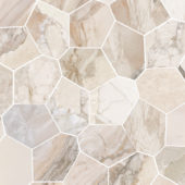 Dynasty Almond Polished/Matte 11X12 Eggs Mosaic | Marino Tile NY