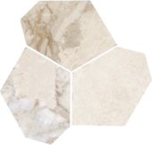Dynasty Almond Polished/Matte 11X12 Eggs Mosaic | Marino Tile NY