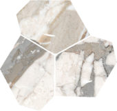 Dynasty Grey Polished/Matte 11X12 Eggs Mosaic | Marino Tile NY