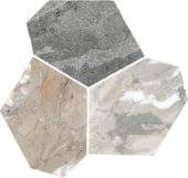 Dynasty Grey Polished/Matte 11X12 Eggs Mosaic | Marino Tile NY