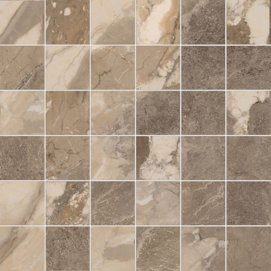 Dynasty Taupe 2X2 Mosaic | Marino Tile NY