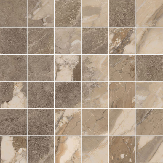 Dynasty Taupe 2X2 Mosaic | Marino Tile NY
