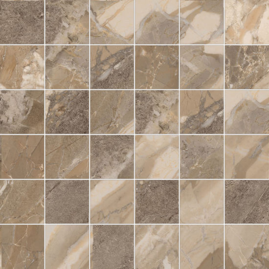 Dynasty Taupe 2X2 Mosaic | Marino Tile NY