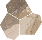 Dynasty Taupe Polished/Matte 11X12 Eggs Mosaic | Marino Tile NY