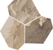 Dynasty Taupe Polished/Matte 11X12 Eggs Mosaic | Marino Tile NY