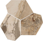 Dynasty Taupe Polished/Matte 11X12 Eggs Mosaic | Marino Tile NY