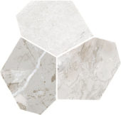 Dynasty White Polished/Matte 11X12 Eggs Mosaic | Marino Tile NY